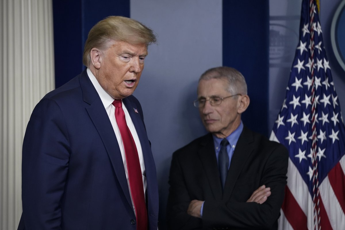 Trump Fauci COVID Virus Pandemic